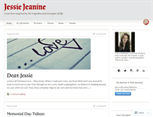 Tablet Screenshot of jessiejeanine.com